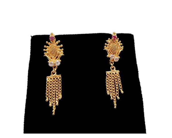1 Gram Gold Plated Earring
