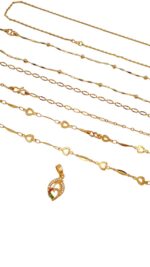 1 Gram Gold Plated Baby Dollar Chain - Image 3