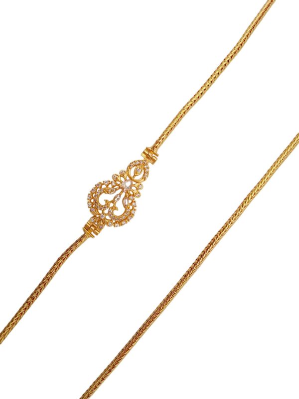 1 Gram Gold Plated Mokappu Chain