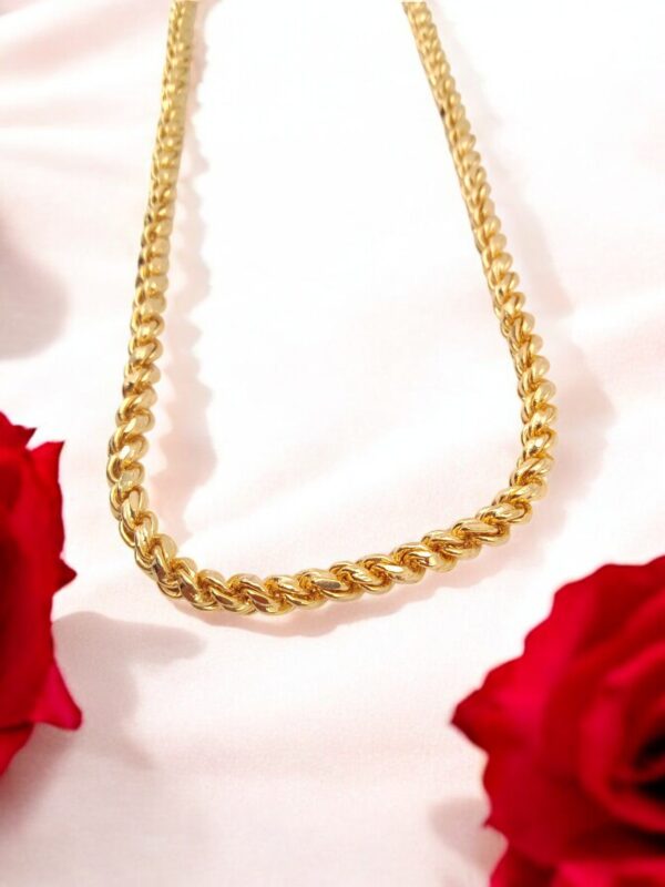 Micro Gold Plated Long Chain