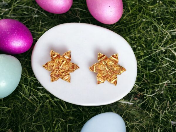 1 Gram Gold Plated Stud