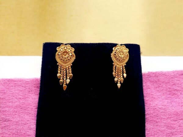 1 Gram Gold Plated Earring