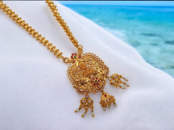 1 Gram Gold Plated Long Dollar Chain