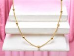 1 Gram Gold Plated Long Chain - Image 2