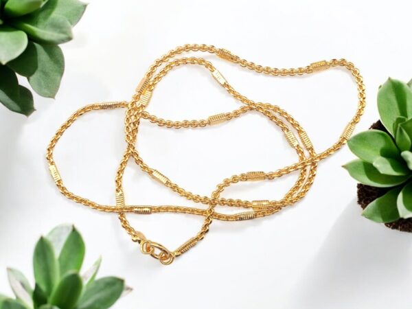1 Gram Gold Plated Long Chain