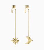 Christmas Candleholder Star and Moon