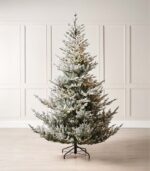 Pre-Lit Snow Flocked Christmas Tree